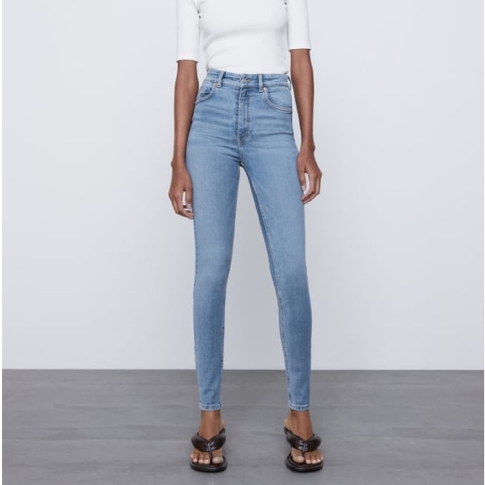 Zara - vintage high rise skinny jeans
